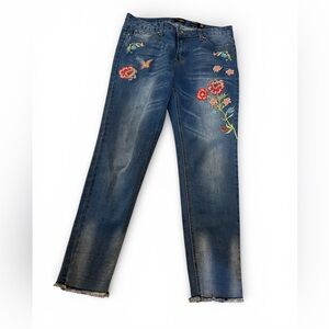 Embroidered Blue Jeans by Ranbeeri size 13